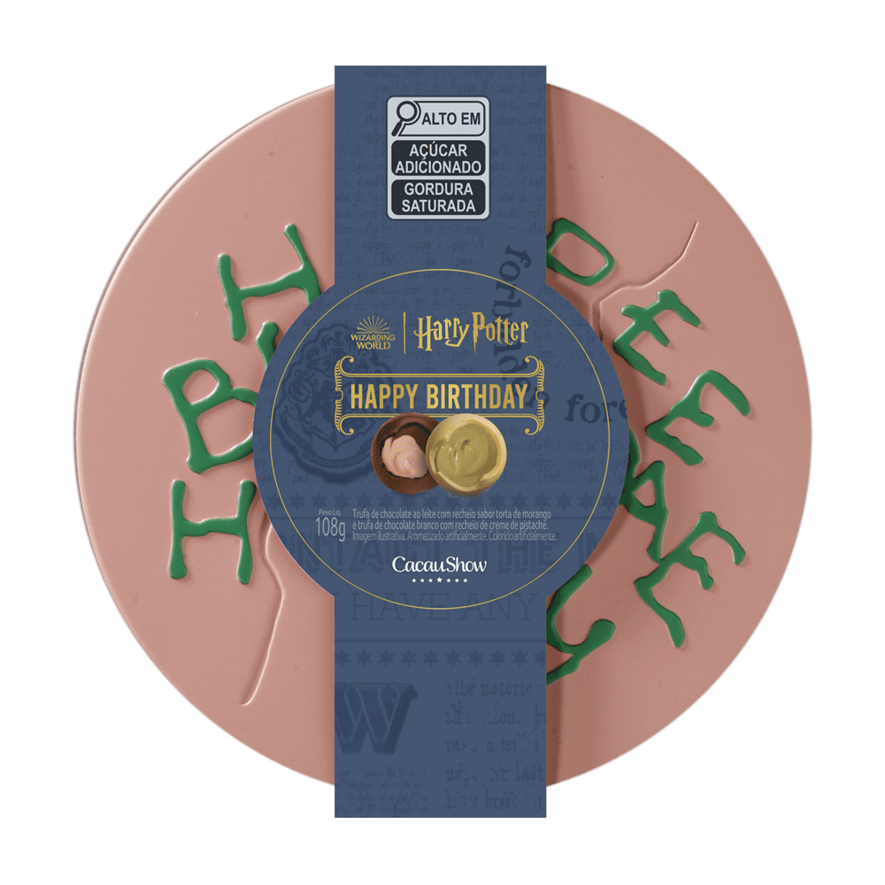 LATA HAPPEE BIRTHDAE BOLO DE ANIVERSÁRIO DO HARRY POTTER 108G, , large. image number 1