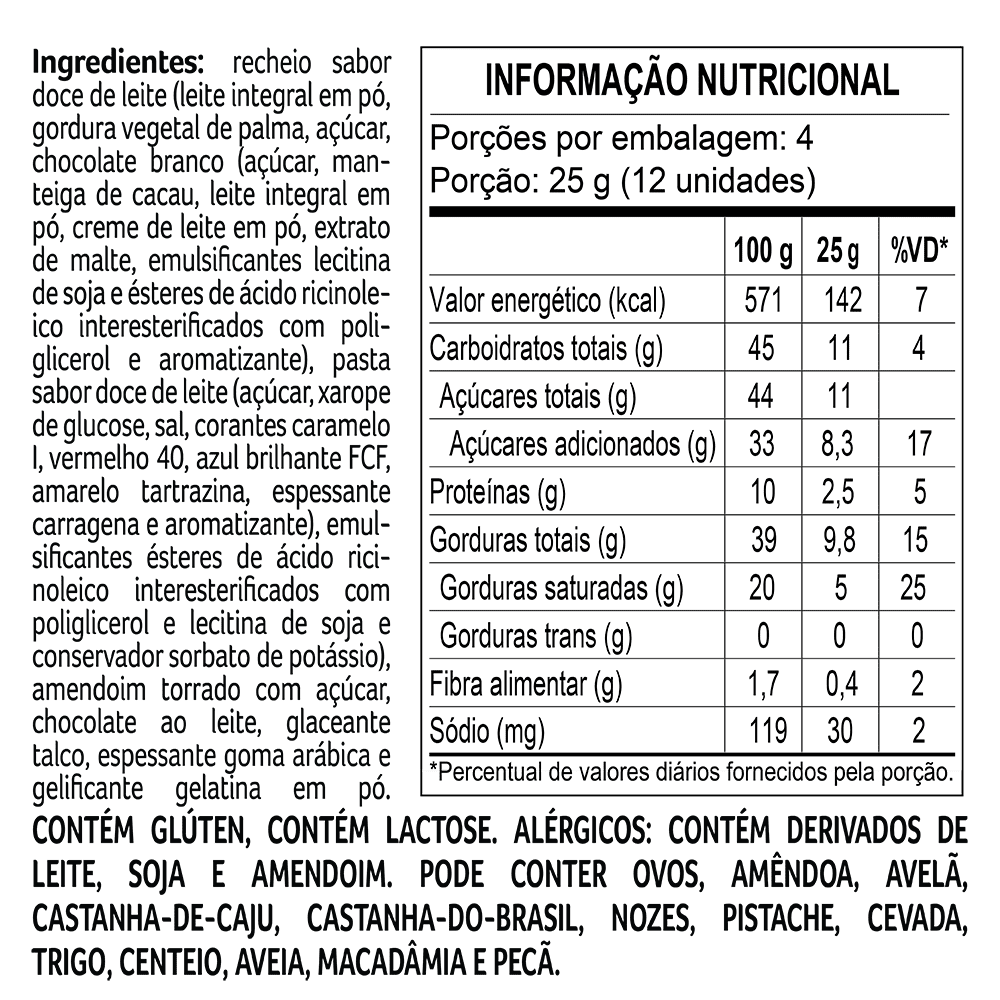 DRAGEADO BYTES PAÇOCA 100G, , large. image number 1