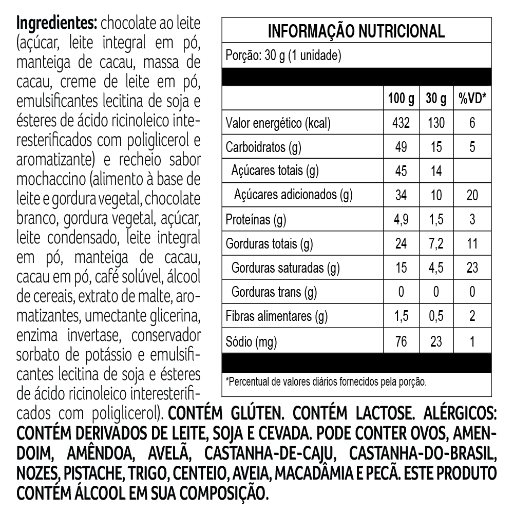 TRUFA ARTESANAL MOCHACCINO 30G, , large. image number 1