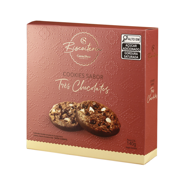 COOKIES 3 CHOCOLATES 140G