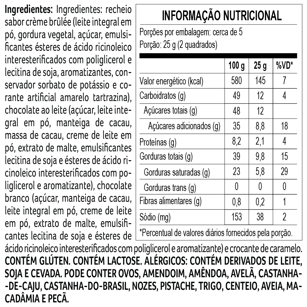 TABLETE DREAMS CREME BRULEE 130G, , large. image number 1