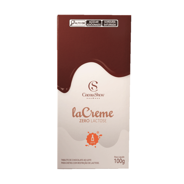 TABLETE LACREME ZERO LACTOSE 100G