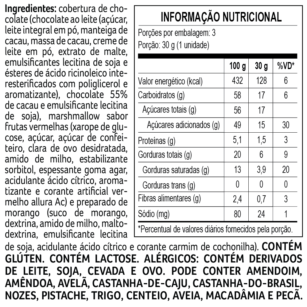 MONTEBELLO FRUTAS VERMELHAS 90G, , large. image number 1