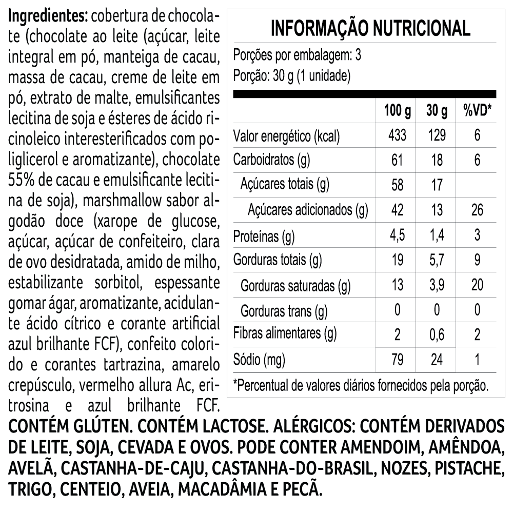 MONTEBELLO ALGODÃO DOCE 90G, , large. image number 1