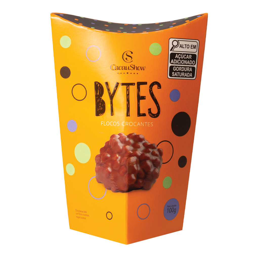 BYTES CROCANTE AO LEITE 100G, , large. image number 0