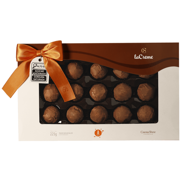 Caixa de Trufas laCreme para Presente 225g