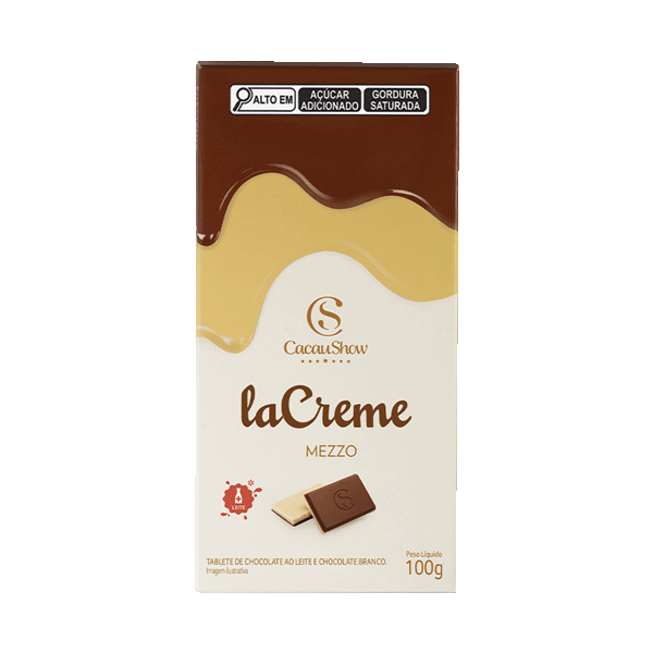 TABLETE LACREME MEZZO 100G