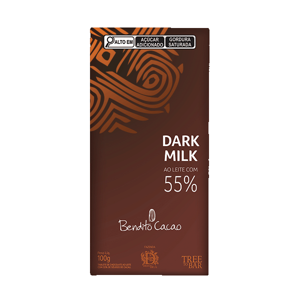 Tablete Dark Milk 55% Cacau 100g