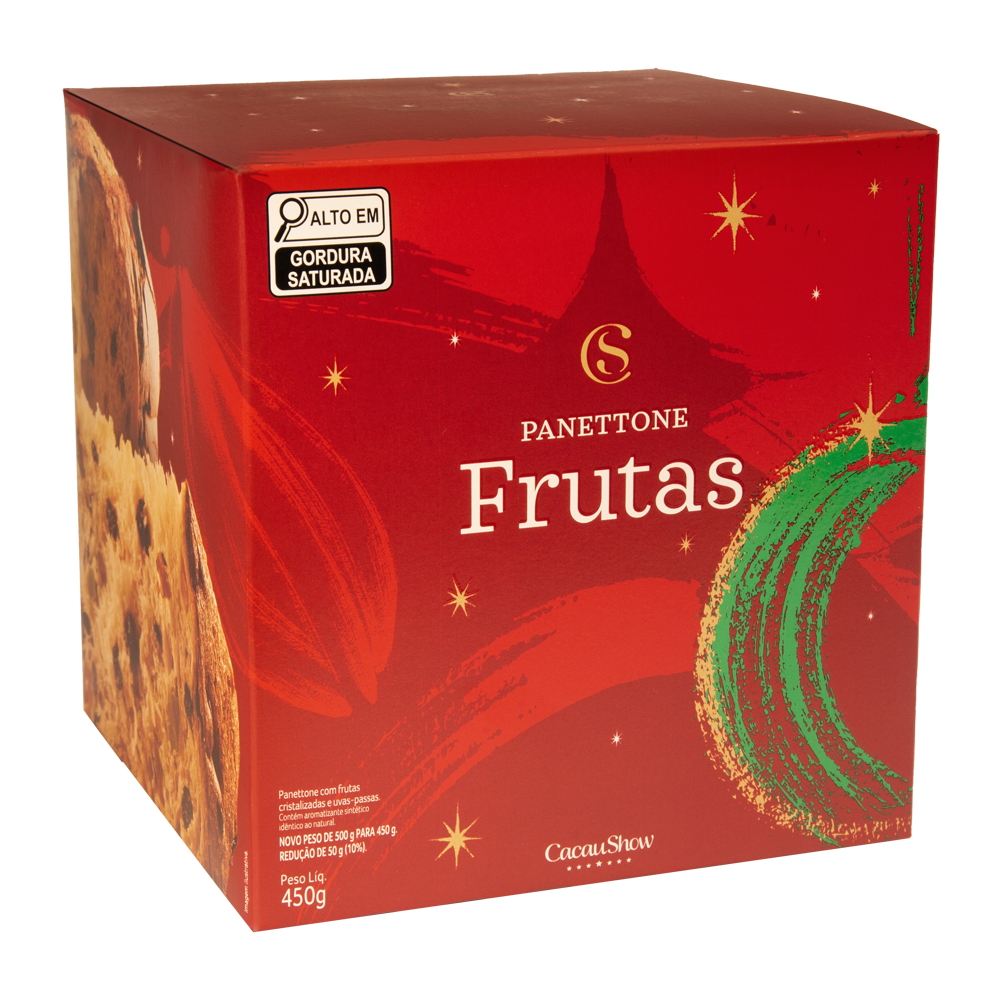 PANETONE DE FRUTAS 450G, , large. image number 0