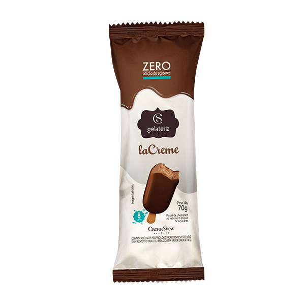 SORVETE LACREME ZERO ADIÇÃO DE AÇÚCAR 70G